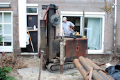 Aanbouw serre- Klik om afbeelding te vergroten